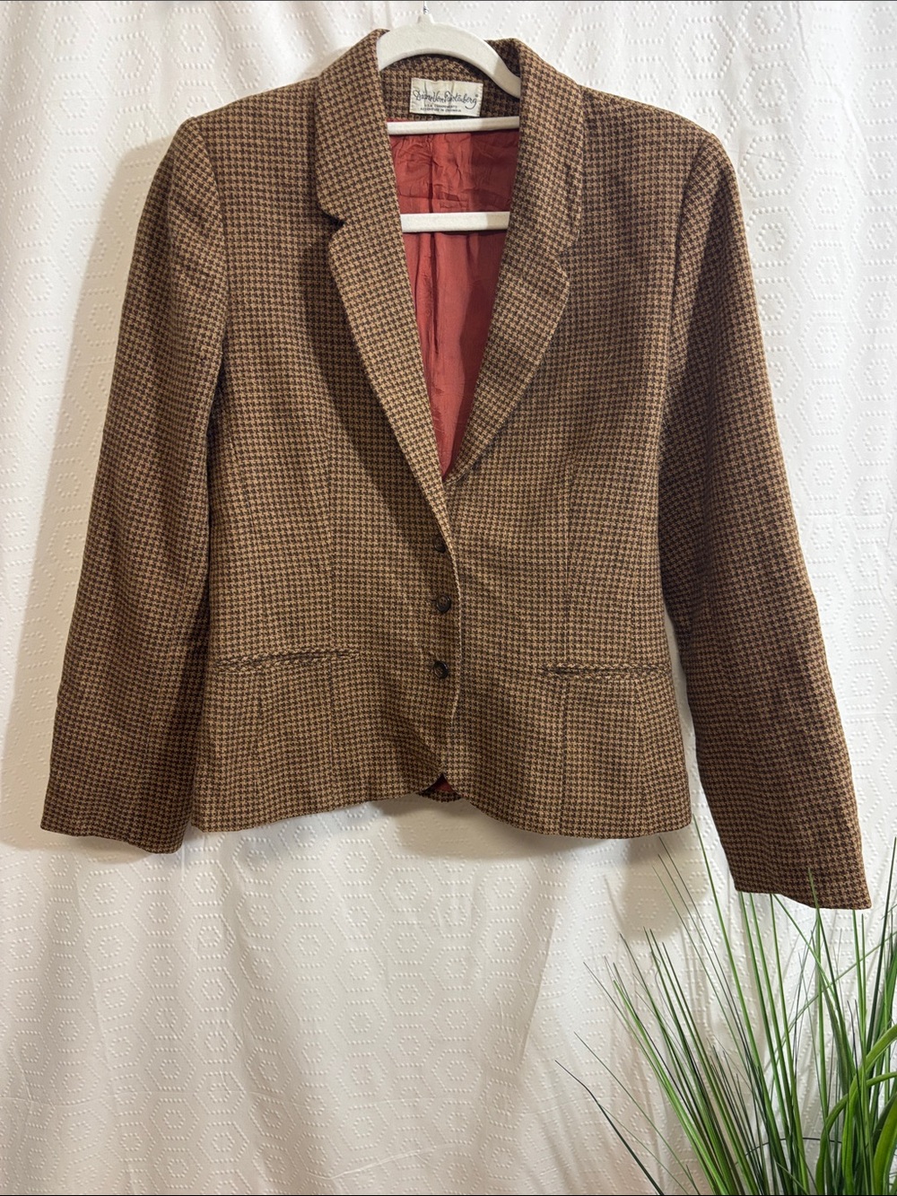 Vintage Diane Von Furstenberg Tweed Blazer